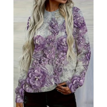 レディース レトロストライプセーター yukoward-04